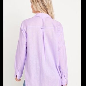 MOVING SALE GAP Lavender Button-Up Shirt - Women Tops